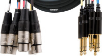 Мультикор Cordial CML 8-0 FV 5 C 8xXLR female/8xджек стерео 6,3 мм, 5м