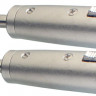 STAGG AC-XFPMSH переходник XLR (F) - JACK stereo (M)