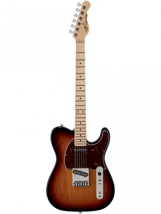 Электрогитара G&L FD ASAT Classic 3-Tone Sunburst MP, с чехлом
