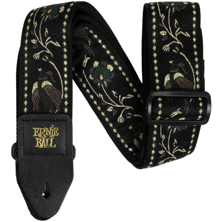 Ремень для гитары ERNIE BALL 5372 Jacquard Black Pleasant Pheasant