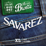 Струны для акустических гитар SAVAREZ A130XL Acoustic Bronze (10-14-23-29-39-47) экстра легкого натяжения