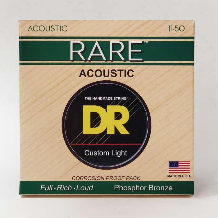 Комплект струн для акустической гитары DR RPML-11, 11-50