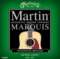 MARTIN M2000 Marquis 92/8 Phosphor Bronze Extra Light 10-47 струны для акустической гитары