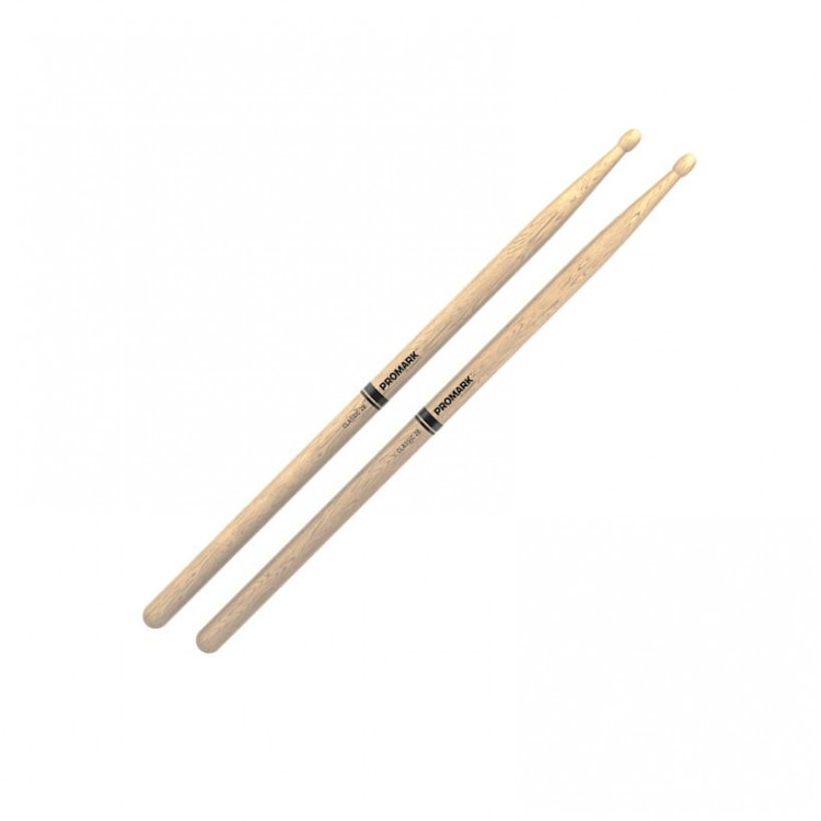 Барабанные палочки 2B PROMARK PW2BW дуб, наконечник Oval