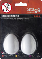STAGG EGG-2 WH шейкеры пластиковые яйцо- пара
