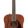 Fender PM-1 Dreadnought All Mahogany with Case акустическая гитара с кейсом