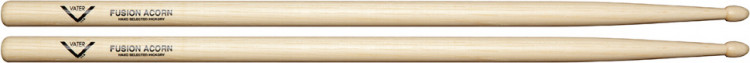 VATER VHFAW Fusion™ Acorn барабанные палочки, материал: орех, L=16" (40.64см), D=.580" (1.47см), дер