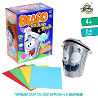Настольная игра на меткость «Ведро сошло с ума», работает от батареек