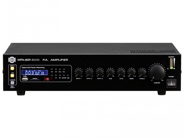 SHOW MPA-60R трансляционная система 60 Вт 25V70/100В, mp3-плеер