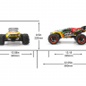 Радиоуправляемая трагги Remo Hobby EVO-R TWINS MOTOR (зеленая) 4WD 2.4G 1/8 RTR