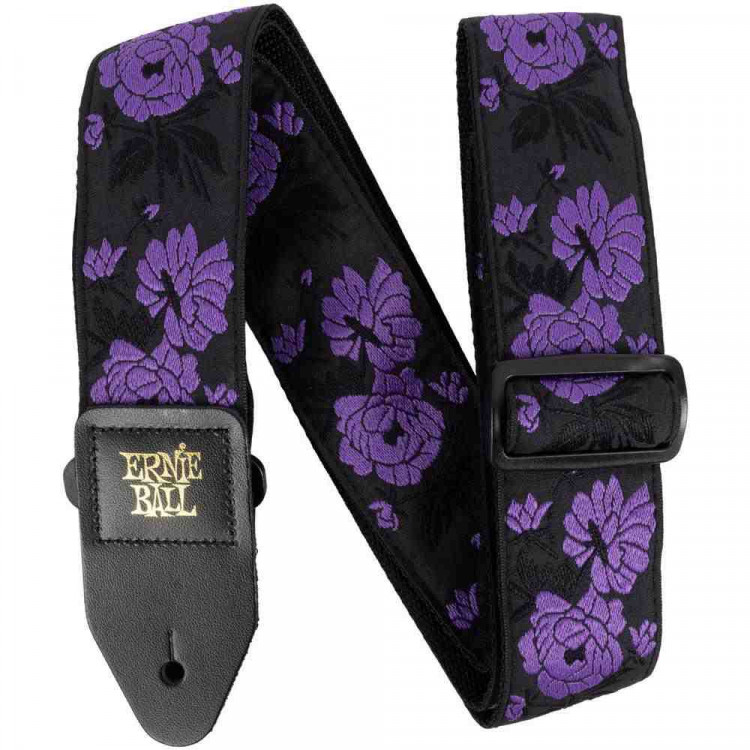 Гитарный/бас ремень ERNIE BALL 5359 Lavender Rose Jacquard