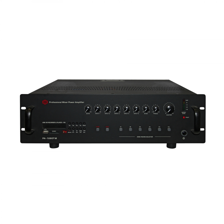 SHOW PA-1680TM трансляционная система 680 Вт 70/100В, MP3, AM\FM, 5 зон