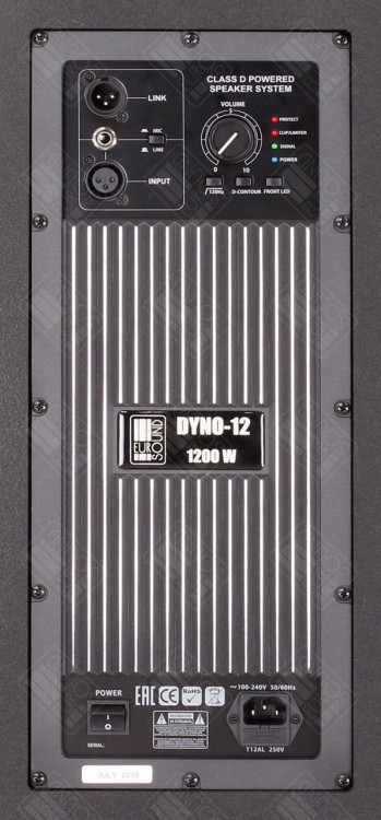 Активная акустическая система EUROSOUND DYNO-12