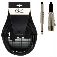 ALPHA AUDIO Basic Line кабель микрофонный XLR(f)xTS, 6 м