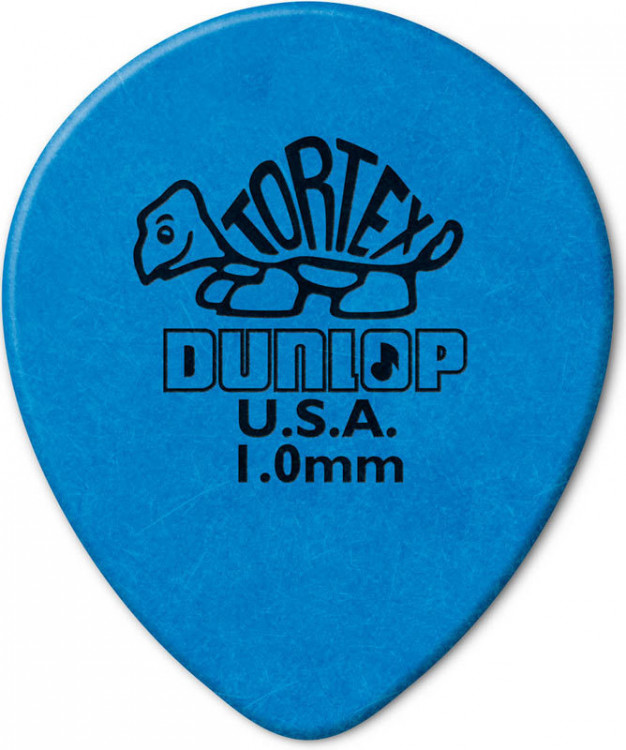 DUNLOP 413R1.0 Tortex Tear Drop набор медиаторов 1.0 мм 72 шт