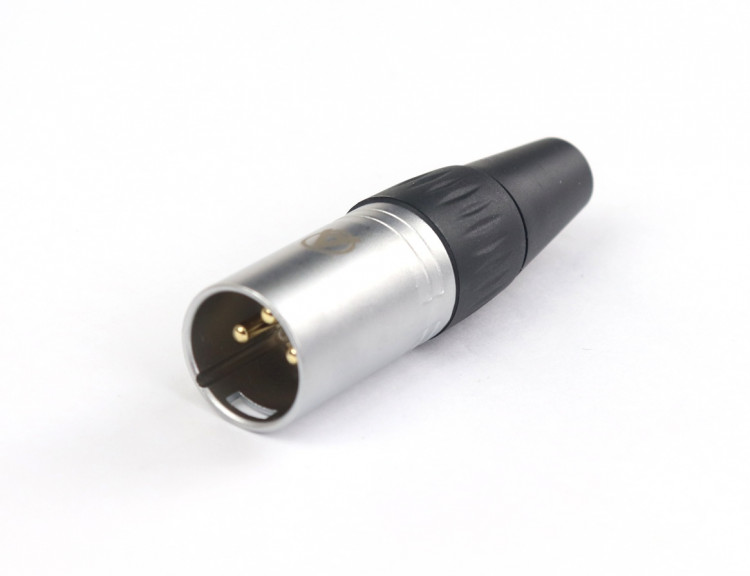 Кабельный разъем AuraSonics X3M-G 3-контактный XLR male