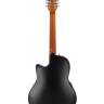 OVATION APPLAUSE AB2412II-5S Balladeer Mid Cutaway BlackSatin 12-струнная электроакустическая гитара