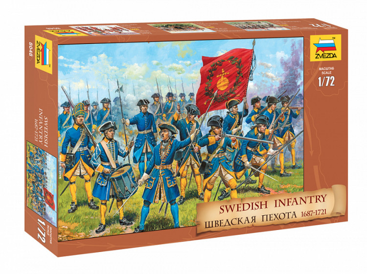 Шведская пехота 1/72