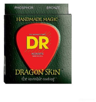 Струны для акустических гитар DR DSA-10 Dragon Skin, 10-48