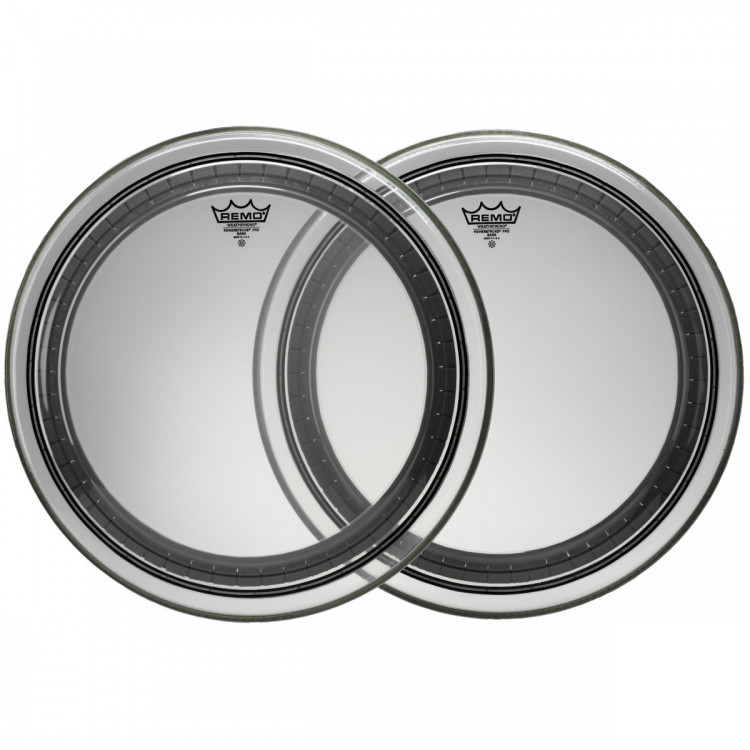 Пластик для барабана REMO PR-1322-00 BASS POWERSTROKE PRO CLEAR, 22''