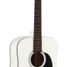 Акустическая гитара MARTINEZ FAW-702 WH белая