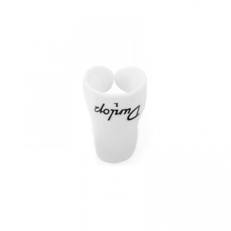 DUNLOP 9021R White Plastic Fingerpicks Large упаковка медиаторов - когтей (12шт.)