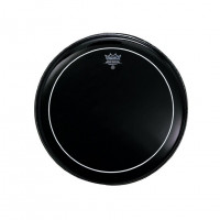 REMO ES-1622-PS Bass, Pinstripe, Ebony, 22'' пластик