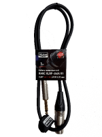 Xline Cables RMIC XLRF-JACK 01 Кабель микрофонный XLR 3 pin female - JACL 6.3 mono, 1м