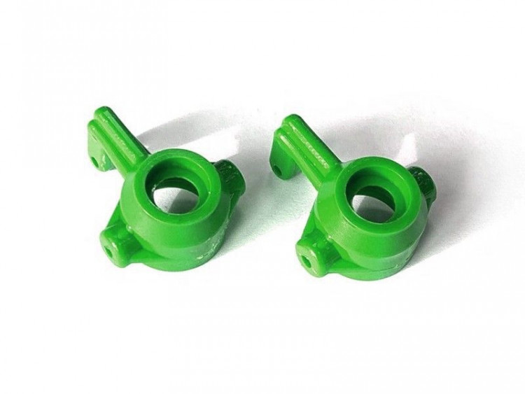 Капролоновые поворотные кулаки для Remo Hobby 1/16, зеленые, тюнинг  (2 шт)