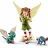 Фигурка Schleich Эльфийка Марвин с Нугуром и Пиу, MOVIE