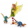 Фигурка Schleich Эльфийка Марвин с Нугуром и Пиу, MOVIE