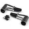 Invotone XLR3M200C - XLR папа, 3P угловой