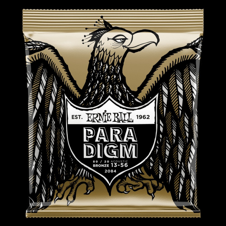 Комплект струн для акустической гитары Ernie Ball P02084, 13-56