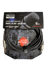 Xline Cables RMIC XLRF-JACK 06 Кабель микрофонный XLR 3 pin female - JACL 6.3 mono, 6м