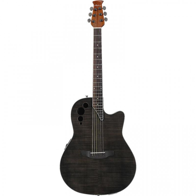 APPLAUSE AE44IIP-TBKF Elite Mid Cutaway Trans Black Flame электроакустическая гитара