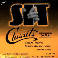 SIT GCM101 CLASSITS GOLD струны для классической гитары (30-33-41-28-35-40) среднего натяжения