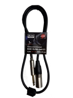 Xline Cables RMIC XLRM-JACK 01 Кабель микрофонный XLR 3 pin male - JACK 6.3 mono, 1м