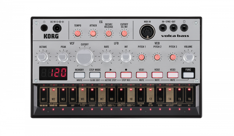 KORG volca bass аналоговая бас-машина