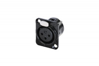 Панельный разъем Rean RC3FDL-B XLR female